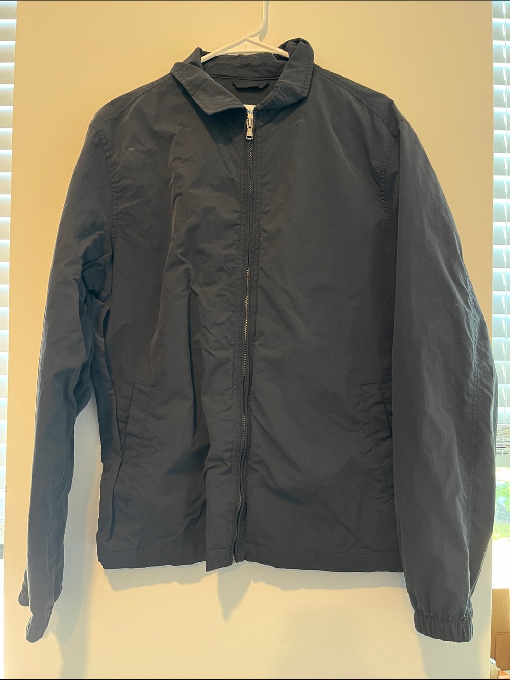 Old Navy Men's Black Lightweight Zip Jacket